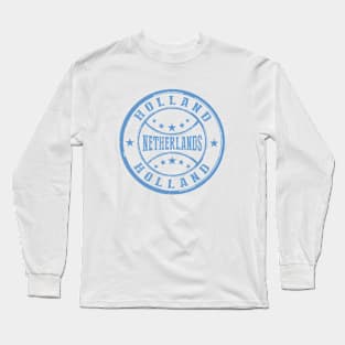 Stamp Of Holland Long Sleeve T-Shirt